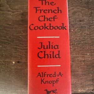 The French Chef Cookbook by Julia Child - Red Hardcover